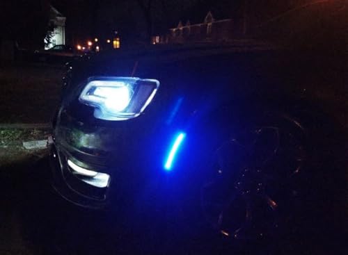 Set 4 luces LED laterales azules ahumadas para Chrysler 300 miniatura 5