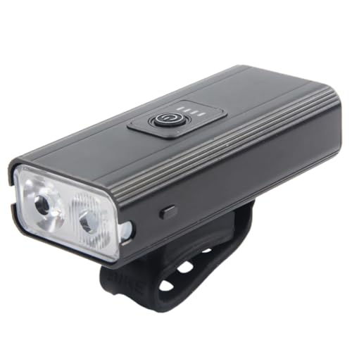 VICASKY 1set USB Rechargeable Bike Headlight Led Front Lamp Multiple Lighting Modes for Outdoor Riding and Bike Supplies