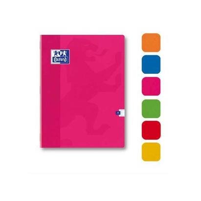 Oxford Lot de 10 Cahiers piqué 240 x 320 mm seyès 96 pages 90g Couverture brillante aléatoire