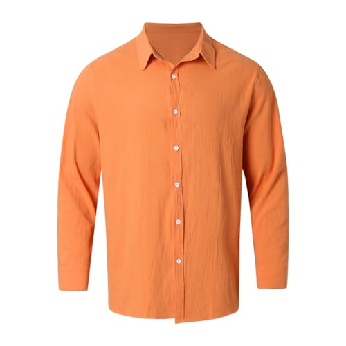 Chemise décontractée unie à manches longues en version légère - 4