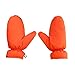 DYNWAVE Down Mittens Ski Gloves Warm Thickened Lightweight Thermal Winter Snow Mittens Winter Gloves for Running Snowmobiling Riding, Orange