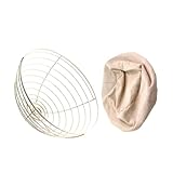 Cuisson polyvalente : idéale pour diverses recettes de , y compris le levain et le français, ce qui en fait un ajout polyvalent à vos outils de cuisson, panier de levée du levain, bol au levain
