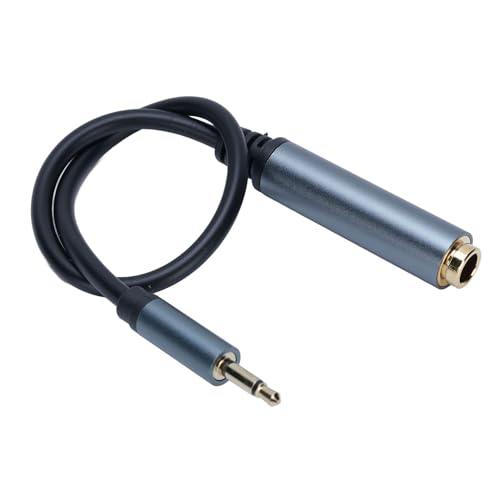 Cable Extensor Audio 6.35mm Hembra a 3.5mm Macho miniatura 3