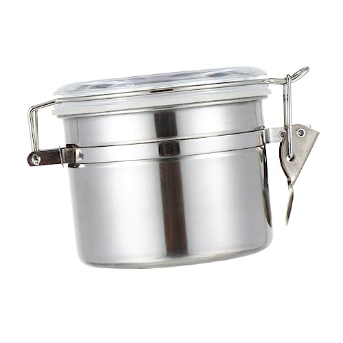 HONMEET Eyelash Jar Sealed Lid Lash Extension Storage Tank Large Capacity Durable for Salon Home Use