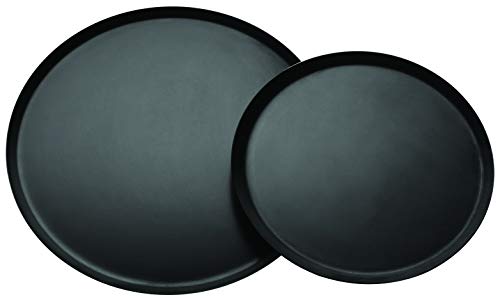Matfer Bourgeat Round Black Carbon Steel Baking/Oven Sheet, 12 5/8
