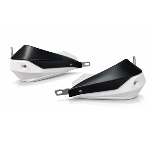 Image of Universal Motorcycle Hand Guard Wind Protector | Durable ABS Handguards for All Bikes Model (Black /White)
