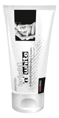 JOYDIVISION EROpharm – bright'n'white Intimate Whitening Creme, 100 ml Aufhellungscreme Für Den sensiblen Intimbereich mit Aloe Vera