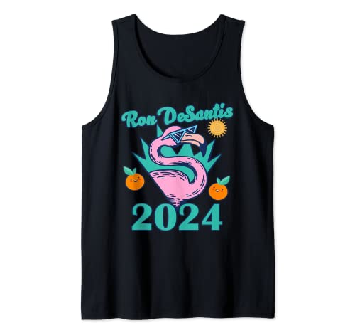 Élection politique 2024 Flamingo Florida Ron Desantis 2024 Débardeur