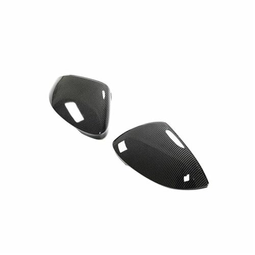 Coque Rétroviseur pour Golf 8 MK8 GTI R avec Lane Assist Look Carbone