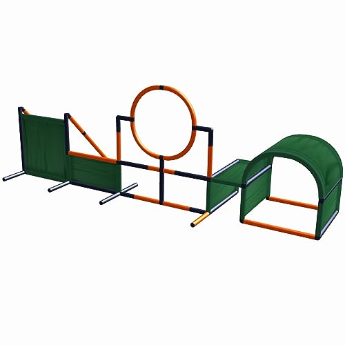 move and stic Hundesportanlage - Welpen Hundeparcour Dog Agility Übung Hundesport Training Parcour - Minka und Fred 6997