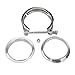 BLACKHORSE-RACING 3 Inch V Band Clamp with Male Female Flange 304 Stainless Steel, V-Band Flange Kit