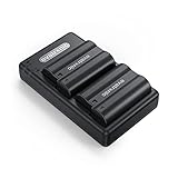 Kseowt EN-EL15 EN EL15a Battery Charger Set Compatible for Nikon, Evatronic 2-Pack 2100mAh Batteries with USB Cable for d7200, d750, d7500, d850, d610, d500, MH-25a, d7000, z6, d810