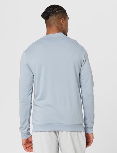 Image of adidas Men's Sweatshirts | M Crew Logo Sw | Black |