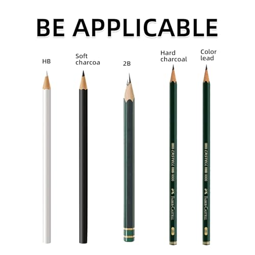 2 Stück Makeup Sharpener Anspitzer, Spitzer Kosmetikstifte, Tragbare Anspitzer Dicke Stifte, Doppelanspitzer für Dicke, Dünne Stifte, Manueller Bleistiftspitzer mit Abdeckung für Augenbrauenstift