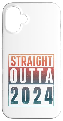 Straight Outta 2024 Birth Of Birthday Classic 2024 Vintage �X�}�z�P�[�X iPhone 16 Plus �p