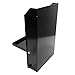 Pit Posse 458BK Jr Work Station Storage Cabinet Shelf Rack Holder Caddy - Made in USA - Garage Enclosed Race Trailer Automotive Mechanics Shop Storage Organizer Aluminum (Black)