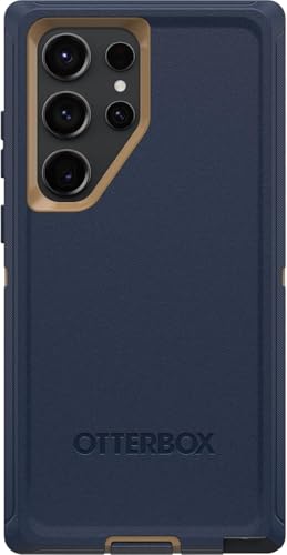 OtterBox Galaxy S23 Ultra (Only) - Defender Series Case - Blue Suede Shoes - Case Only - Rugged & Durable - with Port Protection - Non-Retail Packaging