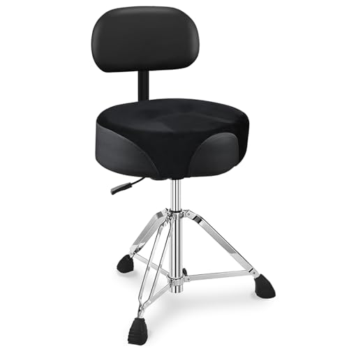 UPELLA Pro Drum Stool with Backrest