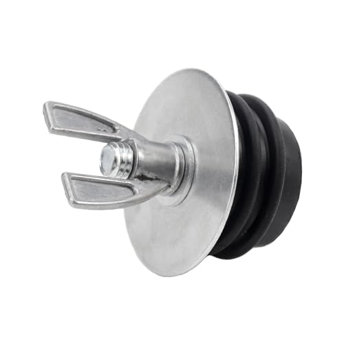 Image of Crapyt Mechanical Test Plug - Steel Universal Rubber Winter Plug for Most Pools and Pipes (1-1 /2 Inch)