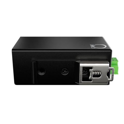 Image of PoE Powered Ethernet Extender Over 2-Wire or Coax | Master Side PD - No Local Power Needed | Up to 800 m (500 m PoE) | LAN & PoE Repeater Booster Bridge | DIN-Rail or Wall Mount