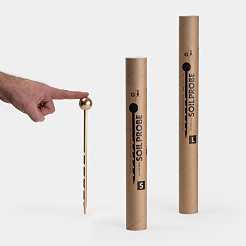 GU GREENERY : UNLIMITED Monitor Brass Soil Probe, Soil Sampler and Plant Moisture Meter, No Batteries Required, Root Aerator and Plant Water Monitor - Thumbnail 6