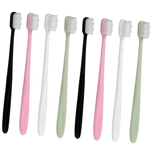Beaupretty 8Piezas Manual Suave Puerpera Pack de Colores Limpieza Encías Sensibles y Débiles