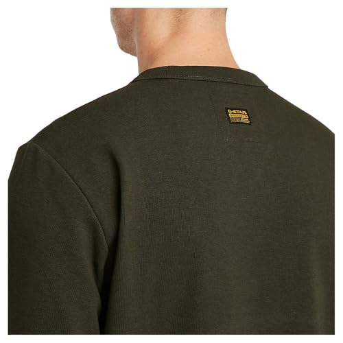 Miniatura 6 de G-Star Nifous Sweater, Sudadera Para Hombre, Gris Asfalt D25121-D566-995 , M