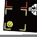 Menolana Basketball Training Mat Basketball Training Aid Improve Agility Blanket Non Slip Basketball Footwork Training Mat for Sports, Style A
