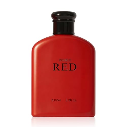 Image of AFLUXE Double Red Eau de Toilette for Men, Energizing Fresh Citrus Spicy Cologne, Long Lasting Woody Amber Fragrance, 3.3 fl oz (100 ml)