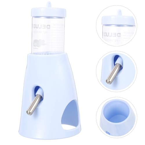 Bebedero para hámster vertical y botella transparente para cobayas 7