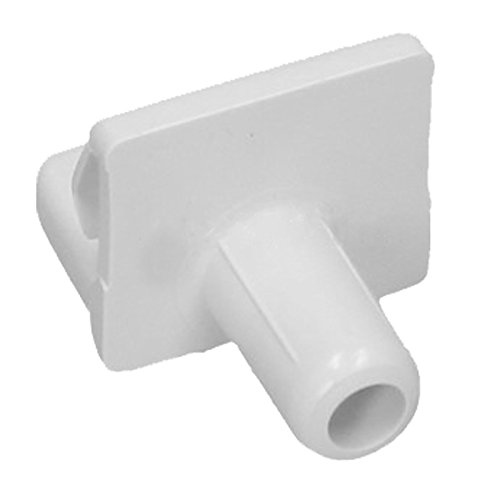 SPARES2GO Shelf Support Clip for Siemens Fridge Freezer (White)