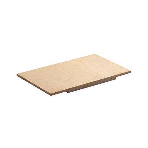 Planche à découper en bouleau Eppicotispai pour pétrir et couper la pâte avec racloir - 2