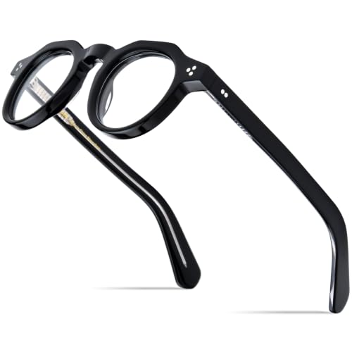 Image of HEPIDEM Acetate Glasses Frame Men Women Square Eyeglasses Optical Spectacles MZEPH