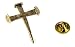6030273 Rugged Nail Cross Lapel Pin Jesus Christian Nails Brooch Tie Tack