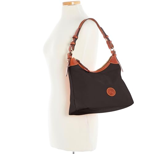 Image of Dooney & Bourke Shoulder Bags for Women, Nylon Bag with Removable Adjustable Leather Handle