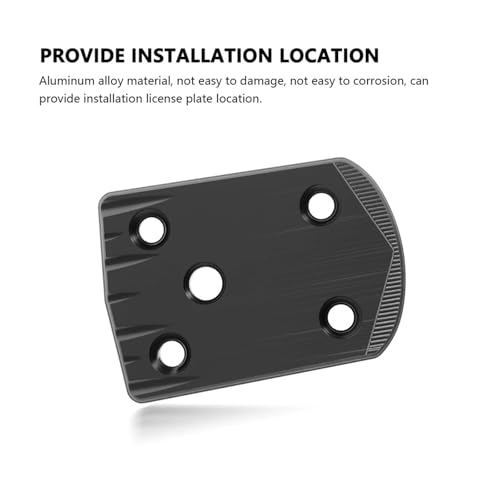 Support de Plaque d'immatriculation Moto Ninja ZX-6R 636 Noir - 3