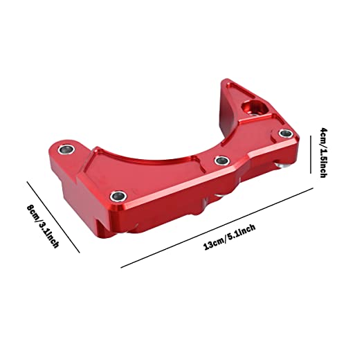 Canitu Case Saver Protector Sprocket Cover Guard Chain Repair Kit Engine Protection Motorcycle Sprocket Protector For Yamaha Raptor 700, Cnc Aluminum Repair & Prevent Broken Mounts (Red) #TOP2