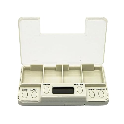 Porta Comprimido Cápsulas E Remédios Digital Com 4 Alarmes