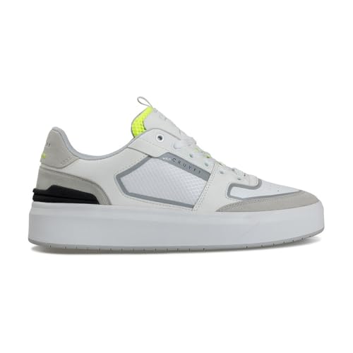 Cruyff Hombre Endorsed CC251010-152 White/Fluo. (Blanco, Sistema Tallas Calzado EU, Adulto, Números, Mediano, 42)