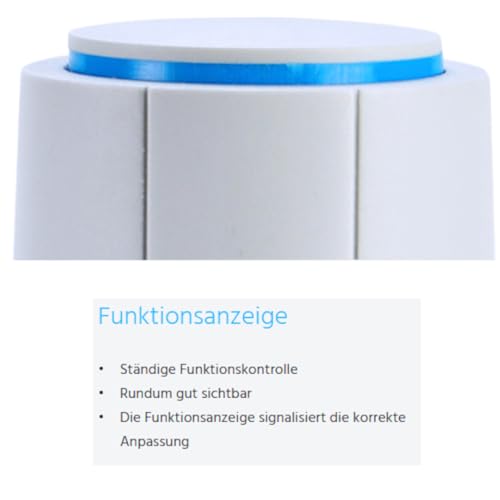 Thermischer Stellantrieb für Fußbodenheizung, 230V NC Thermoantrieb, für Uponor Provario Vario Plus Velta Kompakt Heizkreisverteiler, TA230