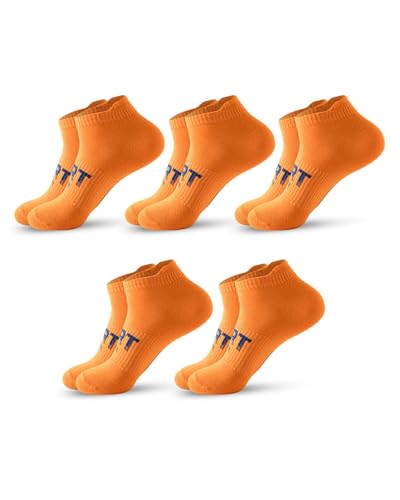 Mens Ankle Socks Athletic Running Cushion Socks Low Cut Socks 5 Pairs Sport Arch Compression Socks