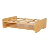 Amosfun ensemble de porte-gobelets plateau porte-verres à liqueur plateau de serveur de v...