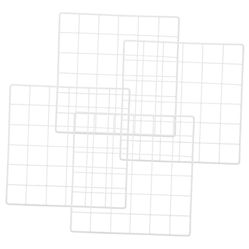 Cabilock Grid Wall Panels Metal Wire Rack for Earring Holder Jewelry Organizer for Retail Exhibitions