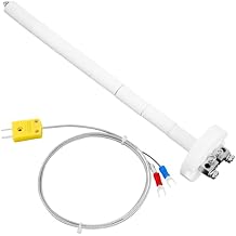 K-Type Thermocouple Block, Ceramic Kiln Insulator Kiln Probe, With 3.3 Ft High Temp Wire Extension, Measuring Temperature -50C To1300C Thermocouple Probe