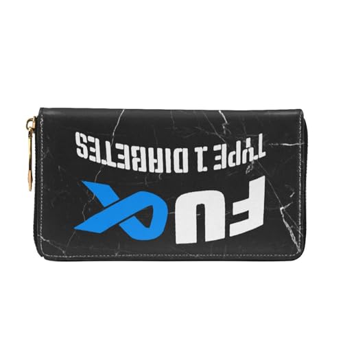 Fuck Type 1 Diabetes Awareness Wallet Card Bag3
