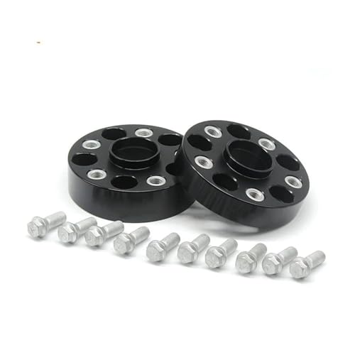 Entretoise de roue alu noir 5x100 CB 57.1 mm usinage haute précision