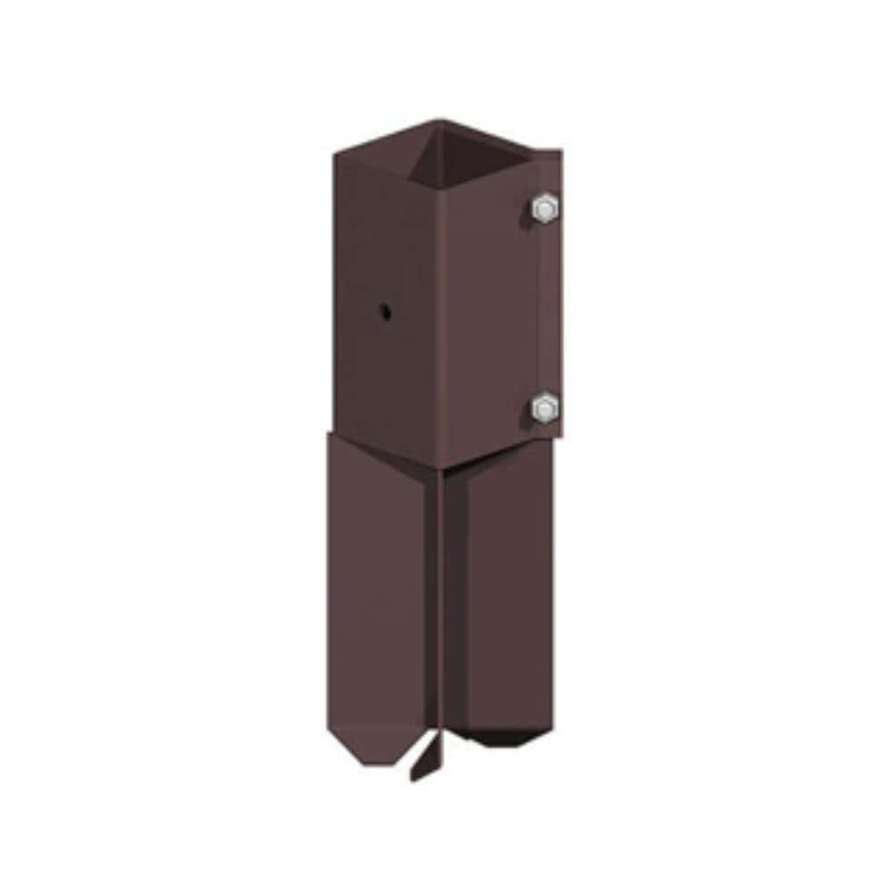 Fencemate Brown Swift Clamp Concrete In Post Support - 100Mm X 100Mm - Epoxy