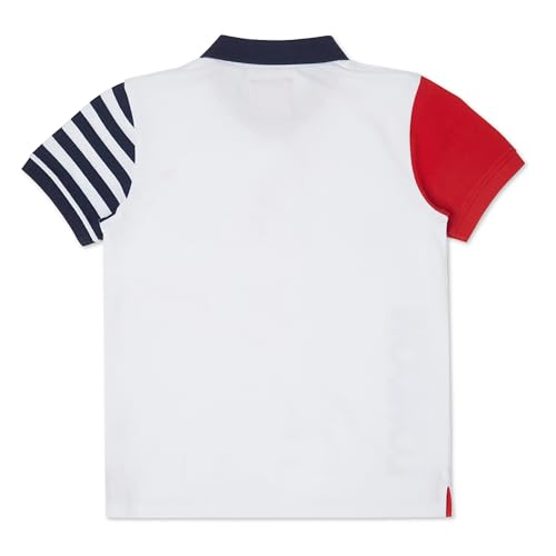 Image of Pepe Jeans Boys Cotton Tesco Graphic Print Regular Fit Polo