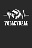 Volleyball: Notizbuch für Volleyball Spieler Notebook Bullet Journal