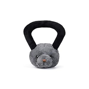 Cuddlebell: Plush Kettlebell Teddy Bear, 3oz
